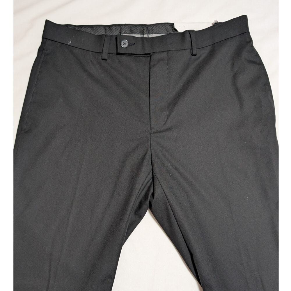 Calvin Klein Slim Fit Suit Pants Men's Black Solid 32W 30L - NWT